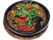 Аджапсандали тушеные овощи / Vegetable dish with aubergines